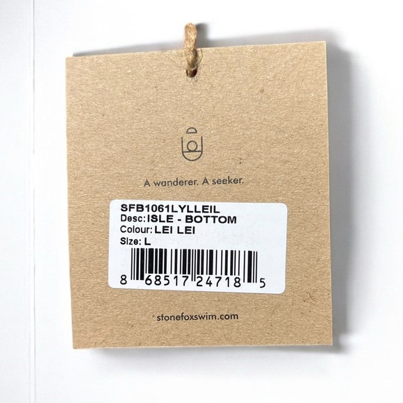 🌻NEW w.tags! REVOLVE Stone Fox Swim Lei Lei Isle Cheeky Bikini Bottom S, M, L - Picture 13 of 13